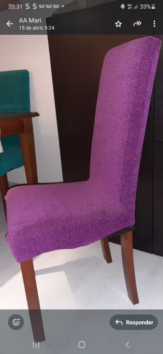 Mesa de comedor y 4 sillas