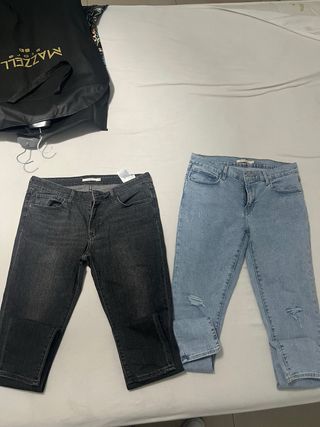 2 Jeans Levi's W31-W32 Blu/Grigio
