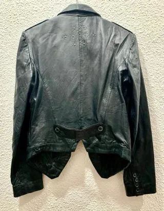 Cazadora Zara Woman cuero T36