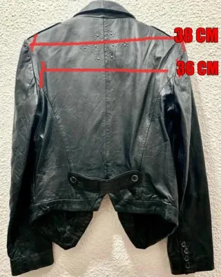 Cazadora Zara Woman cuero T36