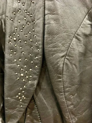 Cazadora Zara Woman cuero T36