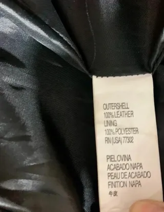 Cazadora Zara Woman cuero T36