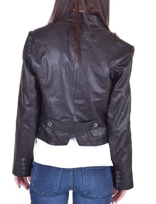 Cazadora Zara Woman cuero T36