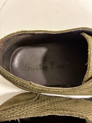 Sapatos Suits Inc Verde Oliva