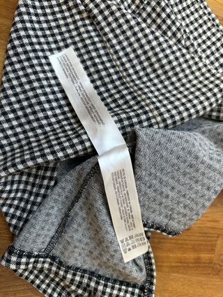 Gonna a quadri Bershka