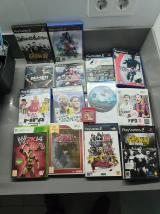 Lote Videojuegos PS2, PS3, Wii y Xbox 360