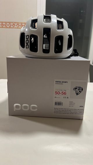 Casco POC Ventral Air Mips Hidrogeno Blanco