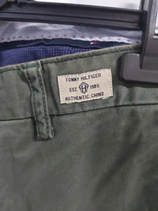 Pantalón Chino Tommy Hilfiger Verde Uomo