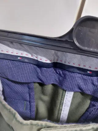 Pantalón Chino Tommy Hilfiger Verde Uomo