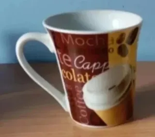 Set di 4 tazze da caffè in ceramica per colazione