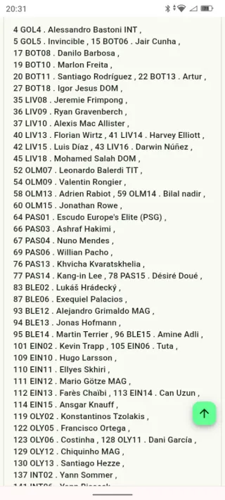 Lote 161 Cartas Panini FIFA Adrenalyn 2026