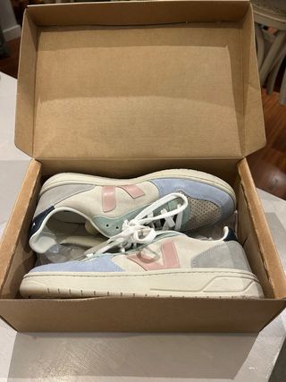 Zapatillas Veja Beige, Azul, Gris, Rosa