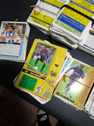 Vecchie figurine di calcio Liga Española