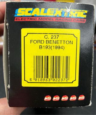 Scalextric C.237 Benetton B193 (1994)