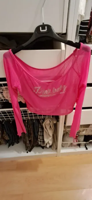 Camisa transparente rosa Zink baby