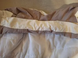 Abrigo Quechua Mujer Beige/Gris Talla M