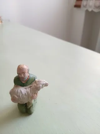 Statuina presepe gesso anni '40