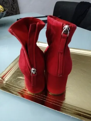 Botines ante suaves talla 37.lote 2 pares