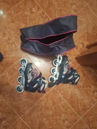 Patines en línea con bolsa