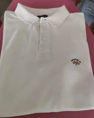 Polo juvenil SPAGNOLO blanco