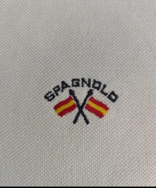 Polo juvenil SPAGNOLO blanco
