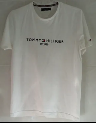 Maglietta Tommy Hilfiger Taglia M Bianca