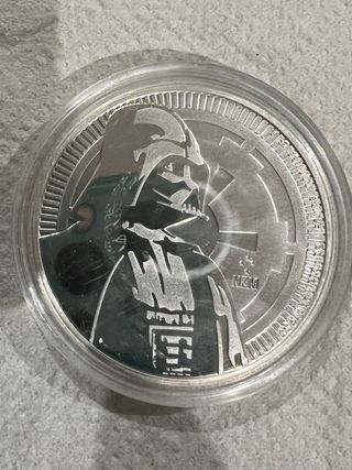 Darth Vader 2 Dollari 1 Oncia Argento Niue 2017