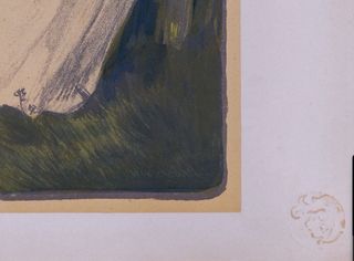 Litografía Auguste Gorguet 'Andante Nocturne'