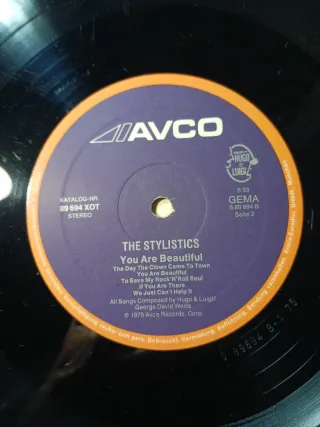 THE STYLISTICS LP "You Are Beautiful" 1975 Germany