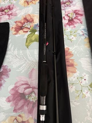 Carrete y cañas de spinning