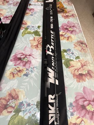 Carrete y cañas de spinning