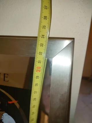 Quadro Vogue con cornice dorata