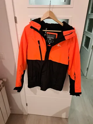Cazadora TENTHSNOW naranja y negra