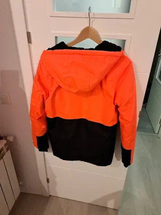 Cazadora TENTHSNOW naranja y negra