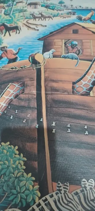 Poster quadro Vintage 1972 Arca di Noè