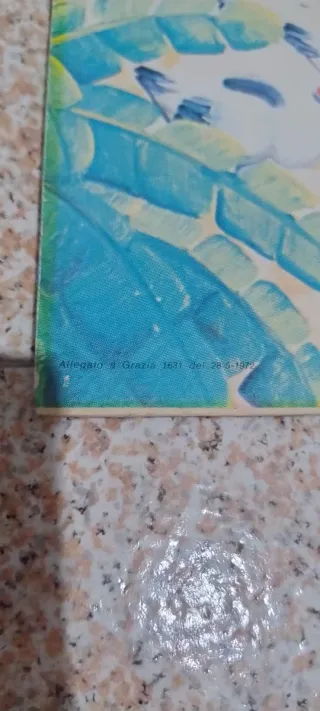 Poster quadro Vintage 1972 Arca di Noè