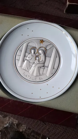 Piatti di Natale in Argento