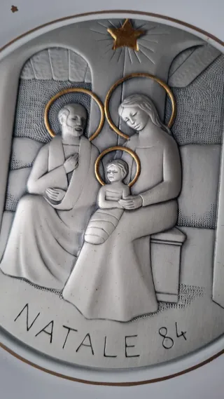 Piatti di Natale in Argento