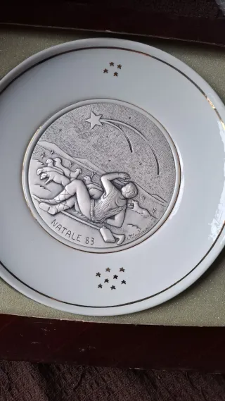 Piatti di Natale in Argento