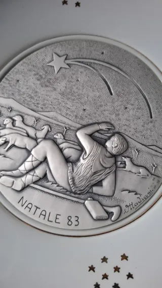 Piatti di Natale in Argento