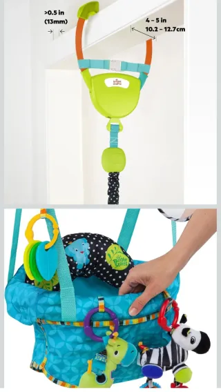 Saltador de puerta para bebé