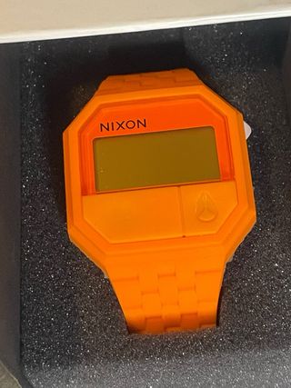 Reloj Nixon Rubber Re-Run Marmalade Naranja