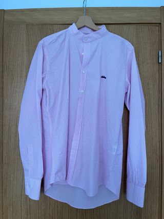 Camisa Hutton Talla L Rayas Rosas