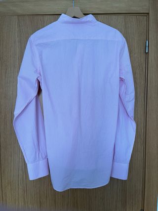 Camisa Hutton Talla L Rayas Rosas