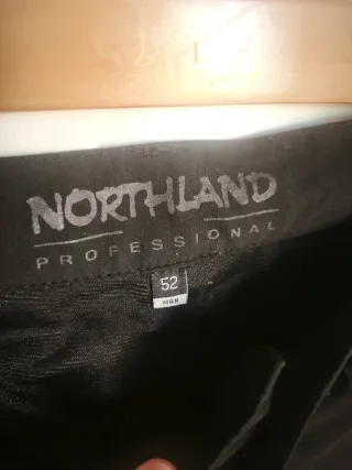 Pantalones negro hombre Northland talla 52