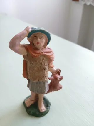 Statuina presepe gesso anni '40