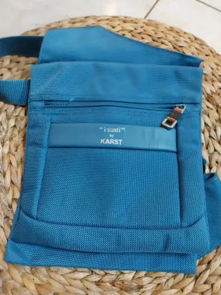 Bolso bandolera Karst azul