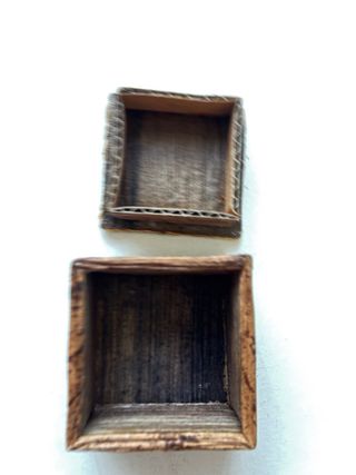 Lotto: Anfore in ceramica a forma di anatra e scatola nuova