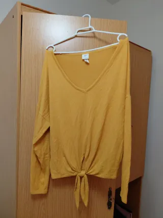 Jersey H&M Amarillo Talla Única