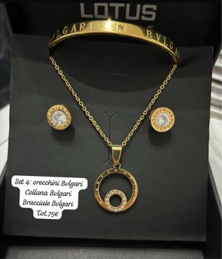 Collana, Orecchini e Bracciale Bvlgari